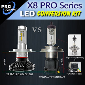X8 Pro LED Conversion Kits Comparison